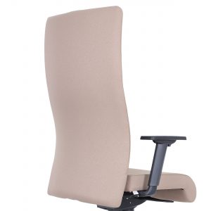 Ergonominė kėdė Trinity su aukštu išformuotu atlošu.