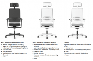 Ergonominė kėdė Xilium UPH