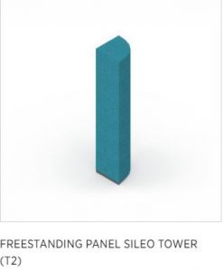 Sileo tower freestanding panel (T2)