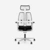 Žaidimų kėdė Xilium Gaming chair black&white su su baltu rėmu