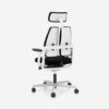 Žaidimų kėdė Xilium Gaming chair black&white su porankiais